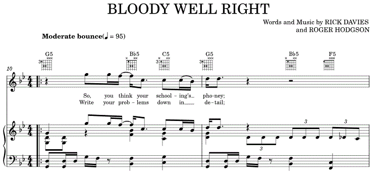 Sheet Music